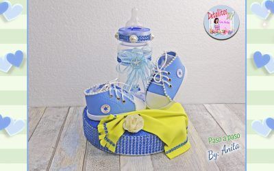Zapatito converse / Baby shower y bautizo
